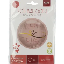 Helium Ballon Infinity Love Leeg 45cm