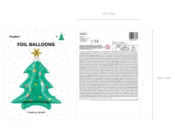 Helium Ballon Kerstboom Leeg 94cm