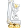 Helium Ballon Love Standaard Leeg 1,27m