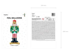 Helium Ballon Notenkraker Leeg 85cm