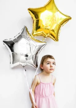 Helium Ballon Ster Goud Glansend Leeg 48cm