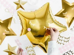 Helium Ballon Ster Goud Glansend Leeg 48cm