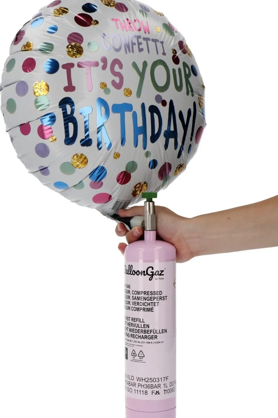 Helium Tank Voor 45cm Folie Ballon