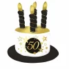 Hoed 50 Jaar Kaarsen