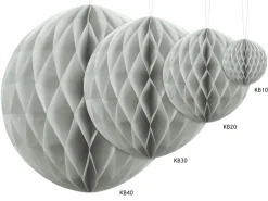 Honeycomb Bal Lichtgrijs 30cm