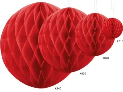 Honeycomb Bal Rood 30cm