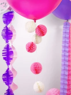 Honeycomb Bal Roze 10cm