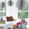 Honeycomb Bal Zilver 30cm