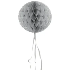Honeycomb Bal Zilver 30cm