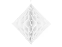 Honeycomb Diamant Wit Helder 30cm