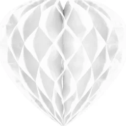 Honeycomb Wit Hart 30cm