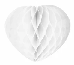 Honeycomb Wit Hart 30cm
