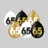 65 Jaar Ballonnen 30cm 6st