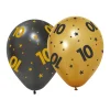10 Jaar Ballonnen 31cm 6st