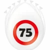 75 Jaar Ballonnen Verkeersbord 30cm