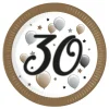 30 Jaar Borden Papier 23cm 8st