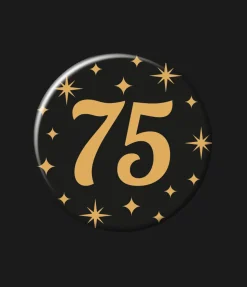 75 Jaar Button