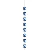 50 Jaar Hangdecoratie Blauw 1,52m