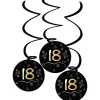 18 Jaar Hangdecoratie 3st