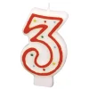 3 Jaar Kaars 7,3cm