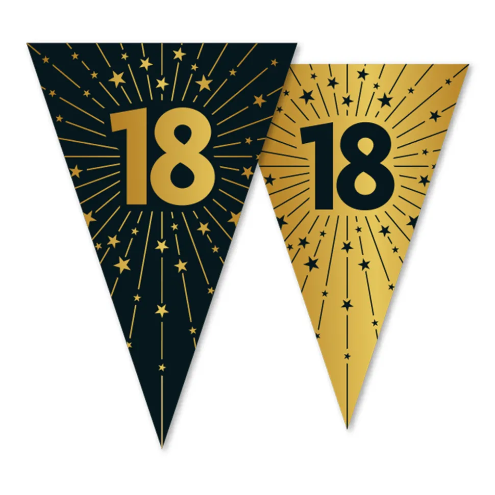 18 Jaar Slinger Goud Zwart 10m