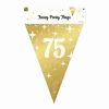 75 Jaar Slinger Wit Goud 1m