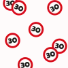 30 Jaar Tafelconfetti 2,5cm