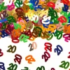 20 Jaar Tafelconfetti Gekleurd 14gr
