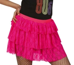 Jaren '80S Rok Neon Roze