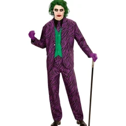 Joker Kostuum Paars Heren 3 delig