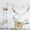 Jungle Dieren Letterslinger Happy Birthday 2st