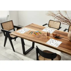 Jungle Dieren Placemats Kleurplaat Zoo Party 6st