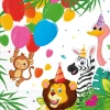 Jungle Dieren Servetten 33cm 12st