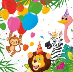 Jungle Dieren Servetten 33cm 12st