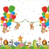 Jungle Dieren Tafelkleed 1.8m