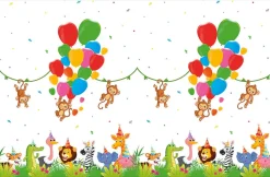 Jungle Dieren Tafelkleed 1.8m