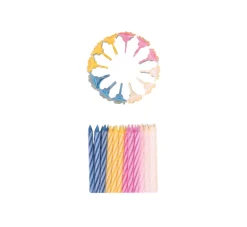 Kaarsen Gekleurd 5,5cm 24st