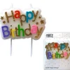 Kaars Happy Birthday 10,5cm