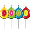 Kaars 0 Jaar Ballon 8cm