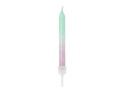 Kaarsjes Ombre 6cm 20st