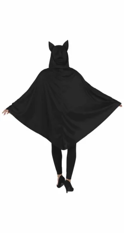 Kat Halloween poncho Dames