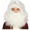 Kerstman Pruik Kind 2 delig