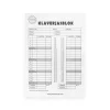 Klaverjas Scoreblok 21cm 50 pagina's
