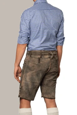 Lederhose Bruin Kort Brixen