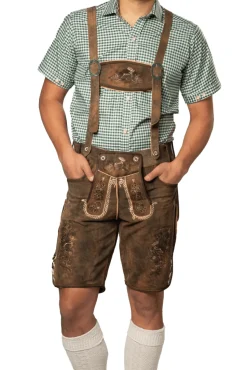 Lederhose Bruin Kort Kitzbuhel