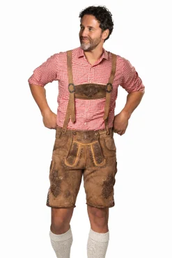 Lederhose Bruin Kort Lech