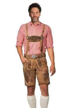 Lederhose Bruin Kort Lech