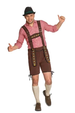 Lederhose Donkerbruin Heren Johann