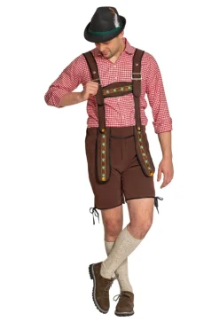 Lederhose Donkerbruin Heren Johann