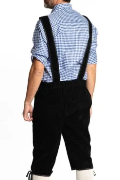 Lederhose Lang Zwart